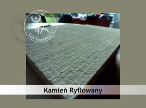 kamień ryflowany
